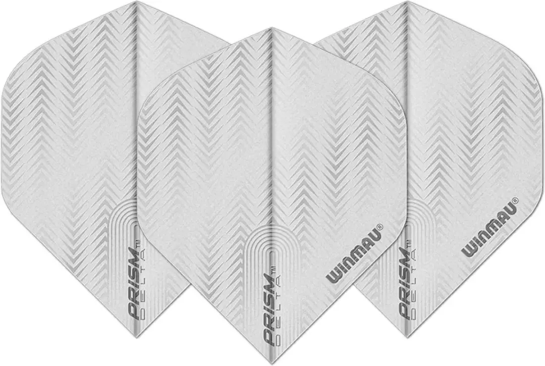 Winmau Prism Delta V Dart Flights - Wit - 3 Stuks