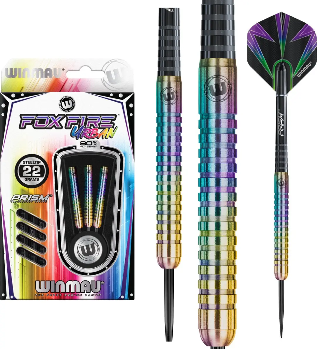 Winmau Foxfire Urban 80% Dartpijlen