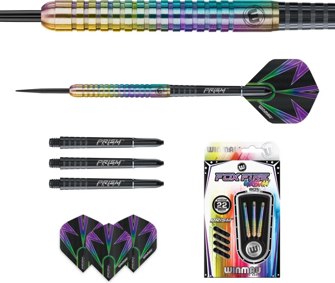 Winmau Foxfire Urban 80% Dartpijlen - 3 Stuks
