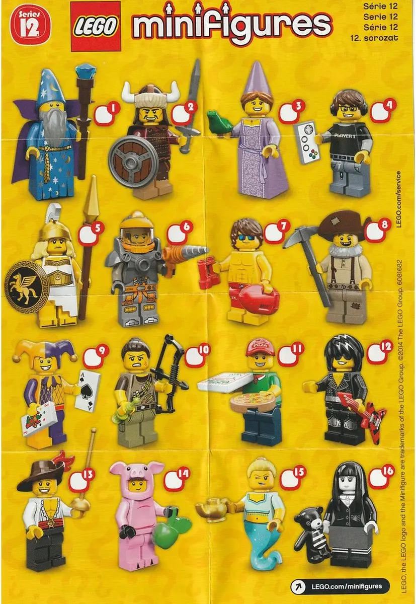 LEGO Minifigures Serie 12 - 60 Zakjes
