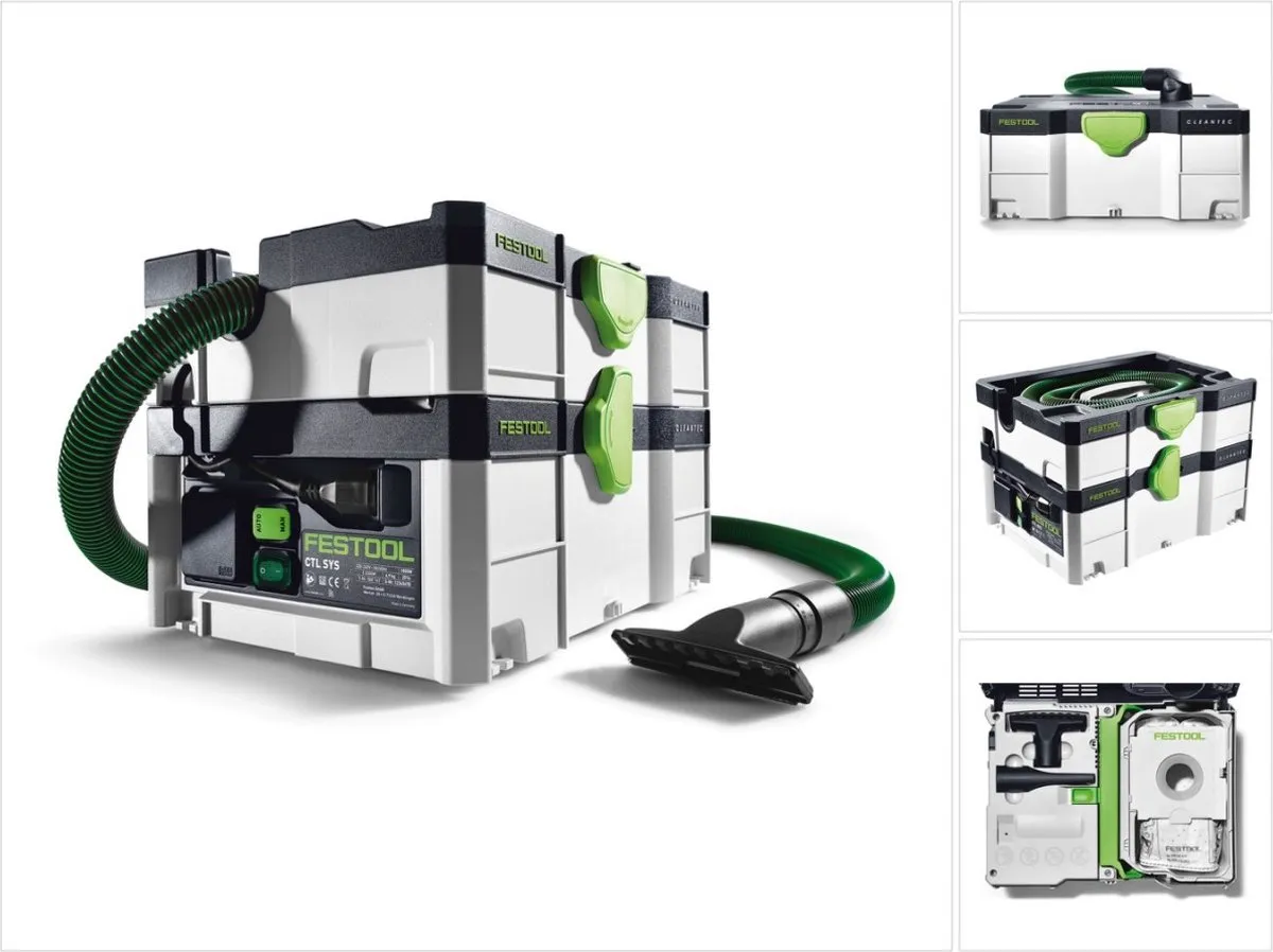 Festool CTL SYS Cleantec Mobiele Stofzuiger 1000W - 4,5L - Stofklasse L