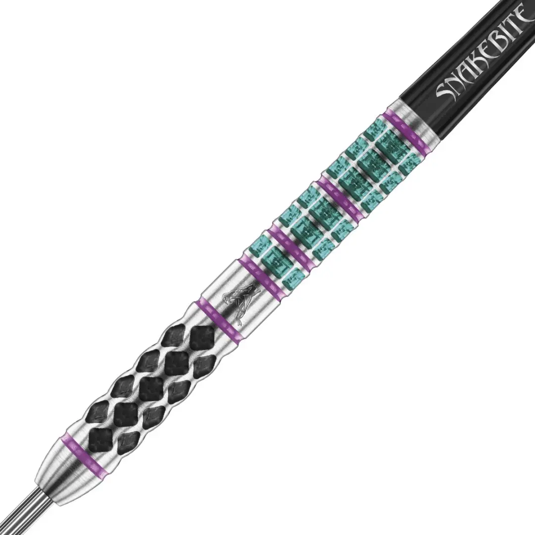 Red Dragon Peter Wright Supa Venom Dartpijlen 90% - Regenboog - 3 Stuks