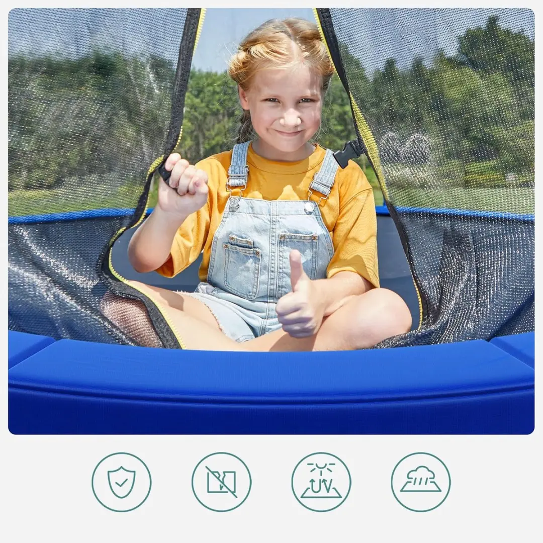 Songmics Trampoline Beschermhoes 427cm Blauw - afbeelding 6 van 6