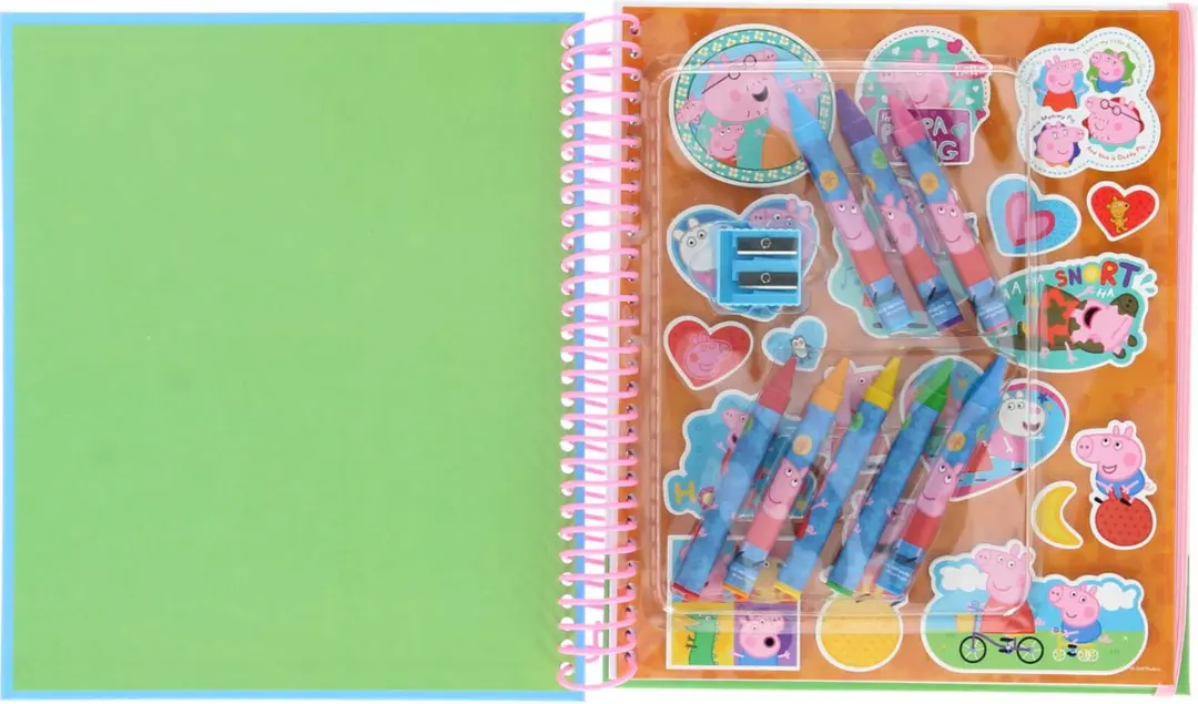 Peppa Pig Kleuralbum - Blauw - 23x26x3cm