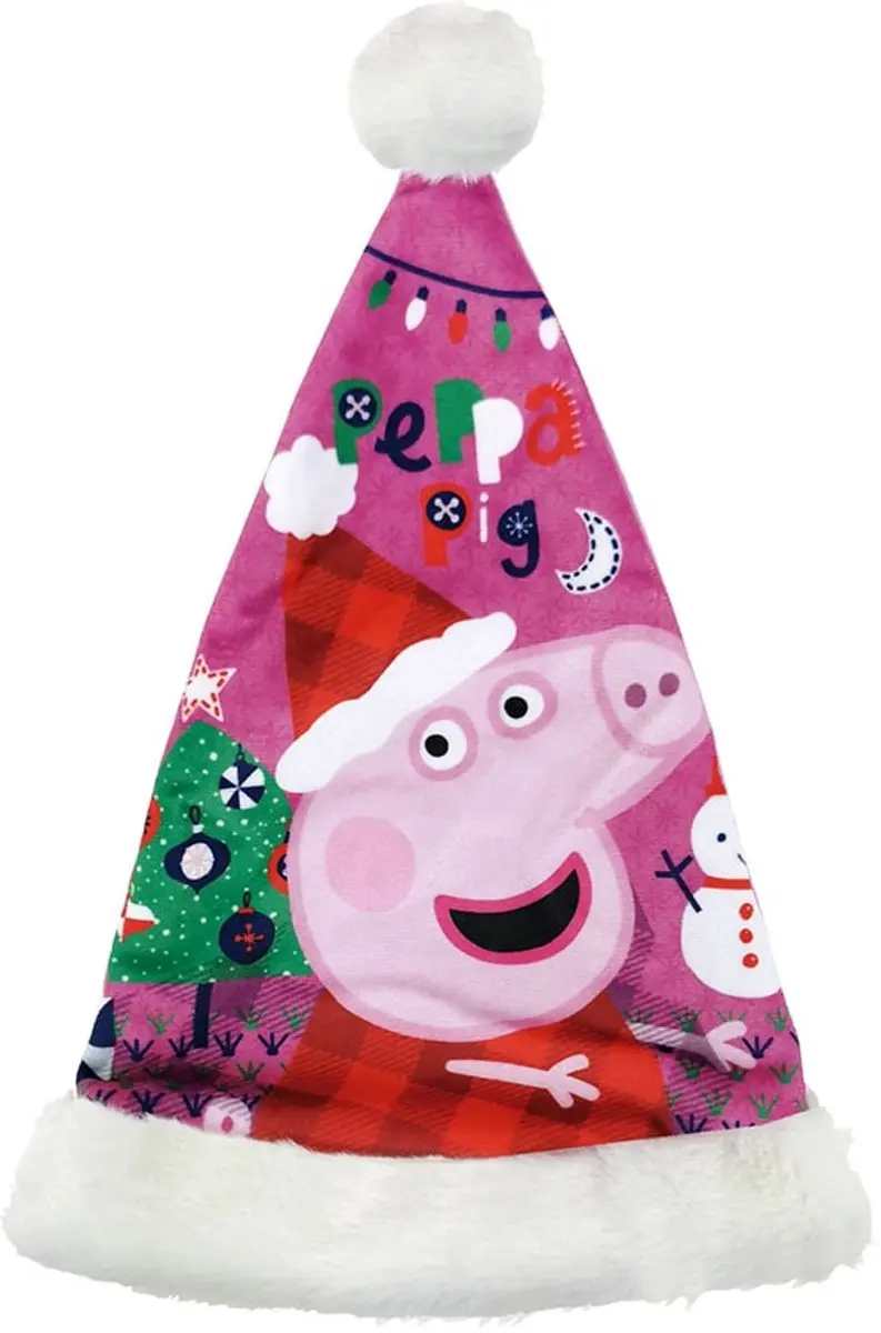 Peppa Pig Kerstmanmuts 37 cm