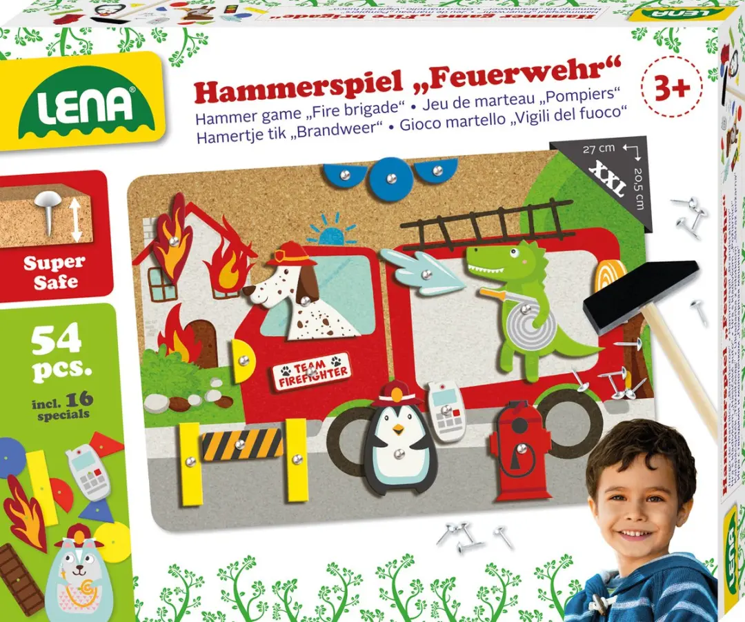 Lena Hamertje Tik Brandweer - Bont