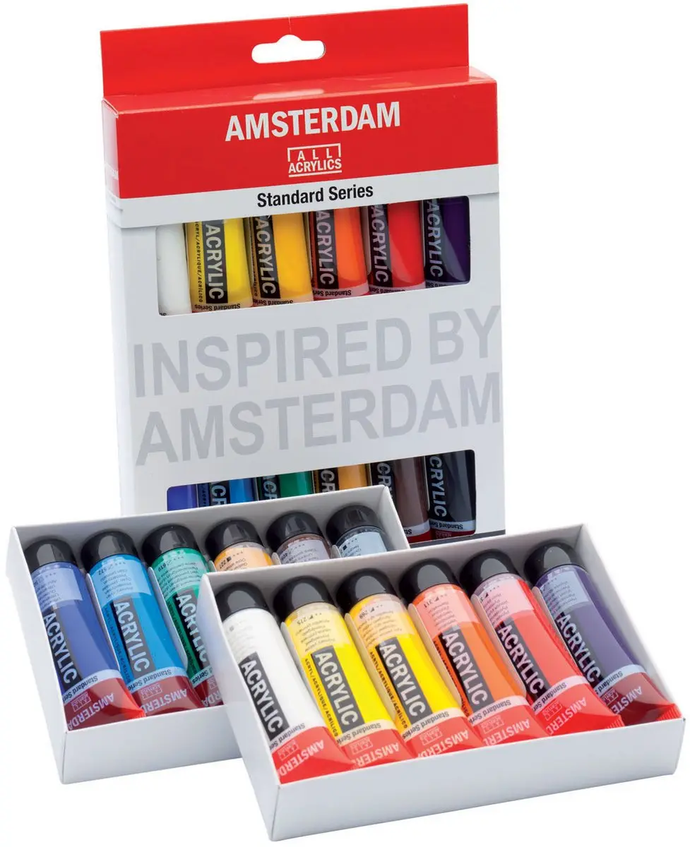 Amsterdam Standard Series Acrylverf Set - 12 Kleuren 20ml - afbeelding 6 van 6