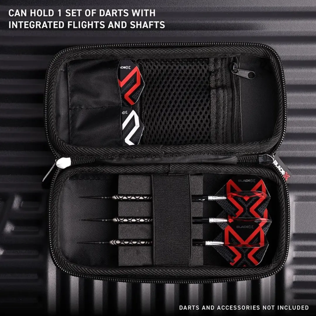 Winmau Blade X Armor G1 Dart Case - Rood/Zwart - afbeelding 6 van 6