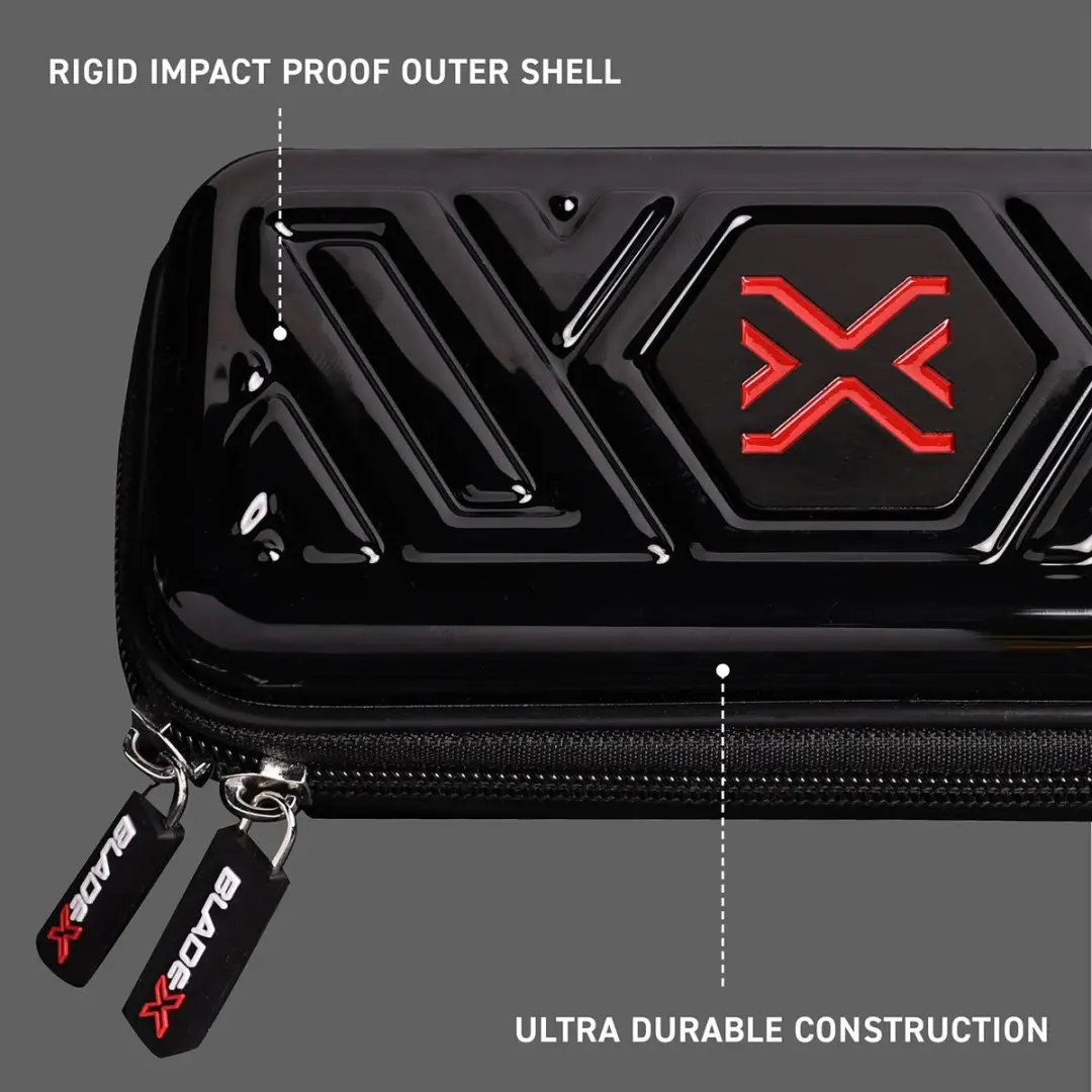 Winmau Blade X Armor G1 Dart Case - Rood/Zwart
