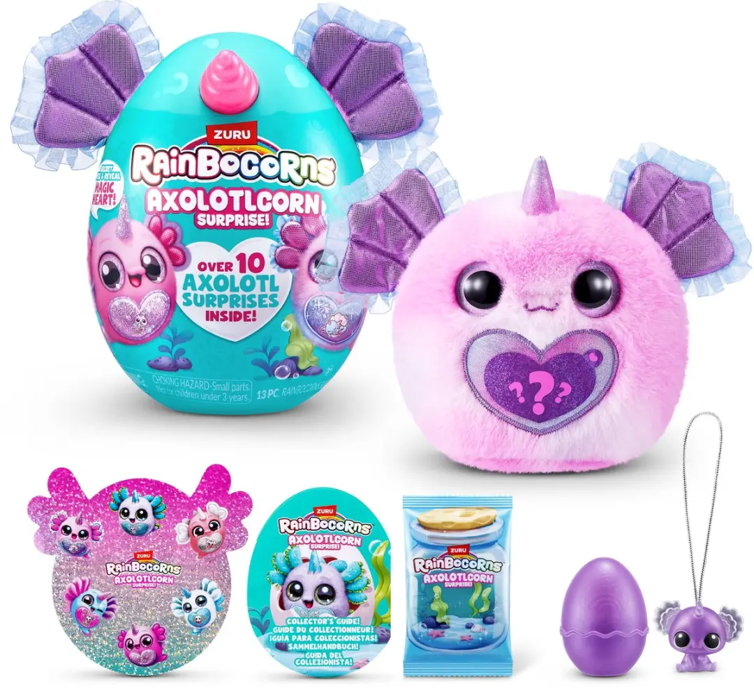 ZURU Rainbocorns Sparkle Heart Axolotlcorn Speelgoed