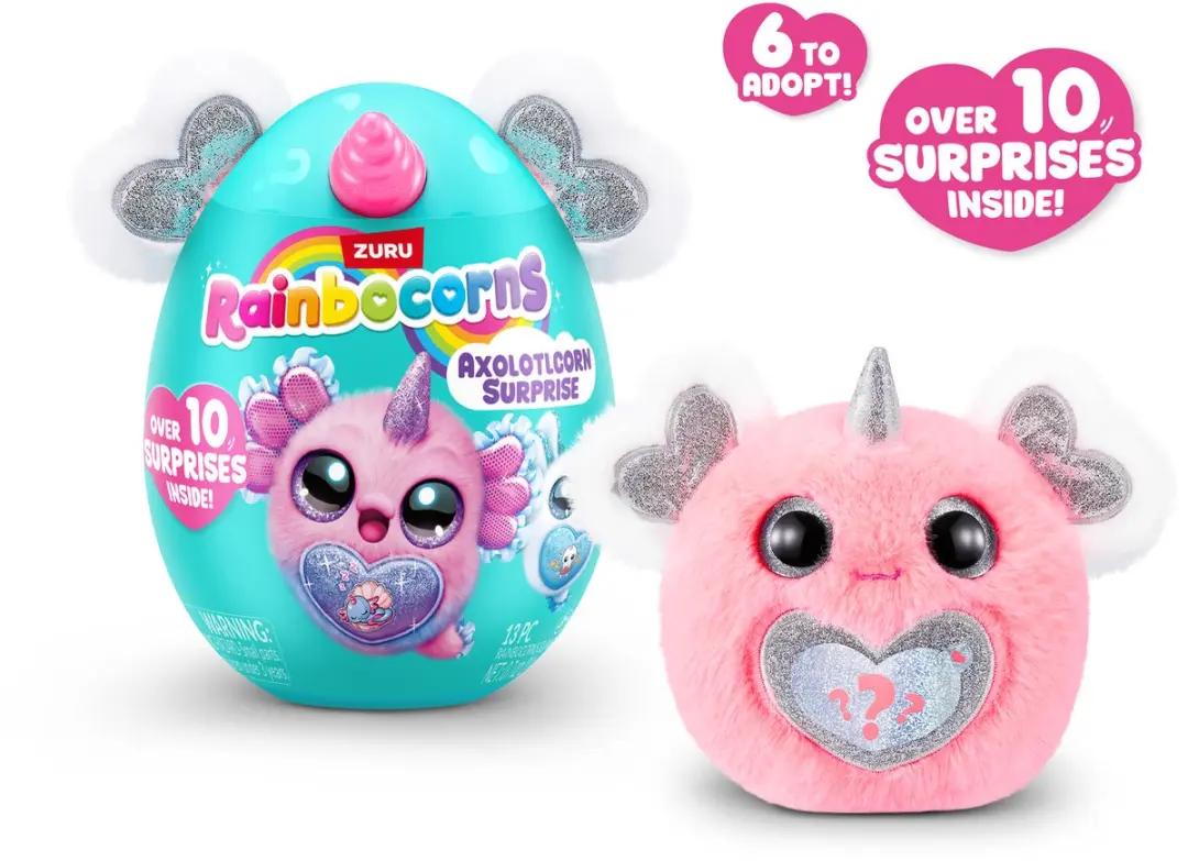 ZURU Rainbocorns Sparkle Heart Axolotlcorn Speelgoed - Multicolor