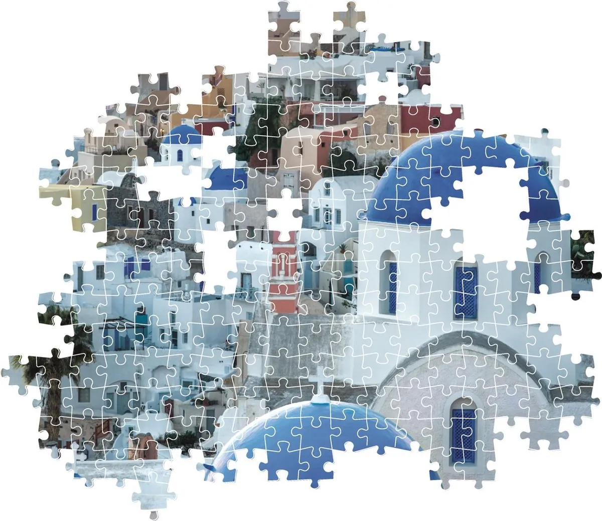 Clementoni Santorini HQC 1000 Puzzel - 1000 Stuks - Multicolor