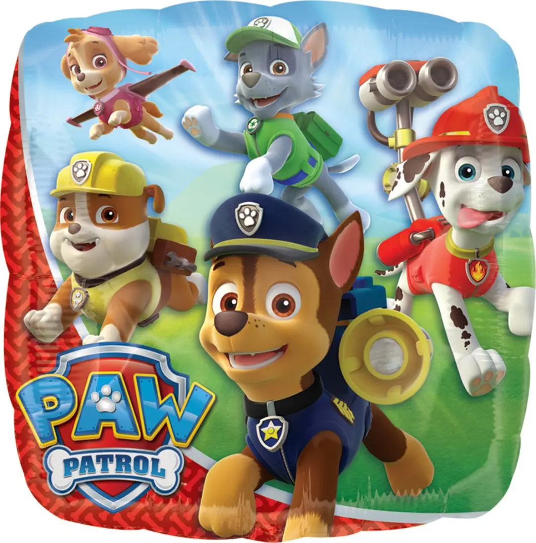 PAW Patrol Ballon Folie Multicolor 43cm