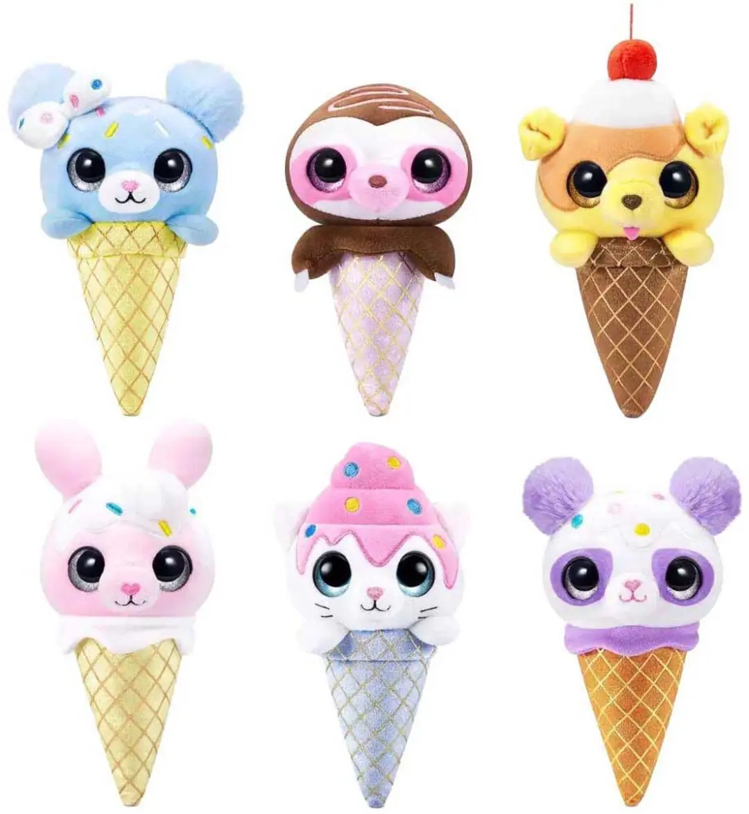 ZURU Coco Cones Sweet Knuffel IJsjes - Meerkleurig