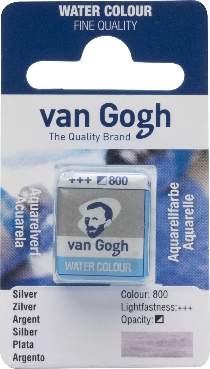 Van Gogh Aquarelverf Zilver Napje 10g