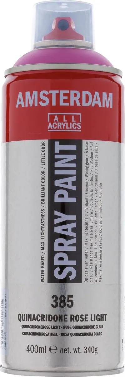 Amsterdam Spuitbusverf Quinacridonerose Licht 400ml