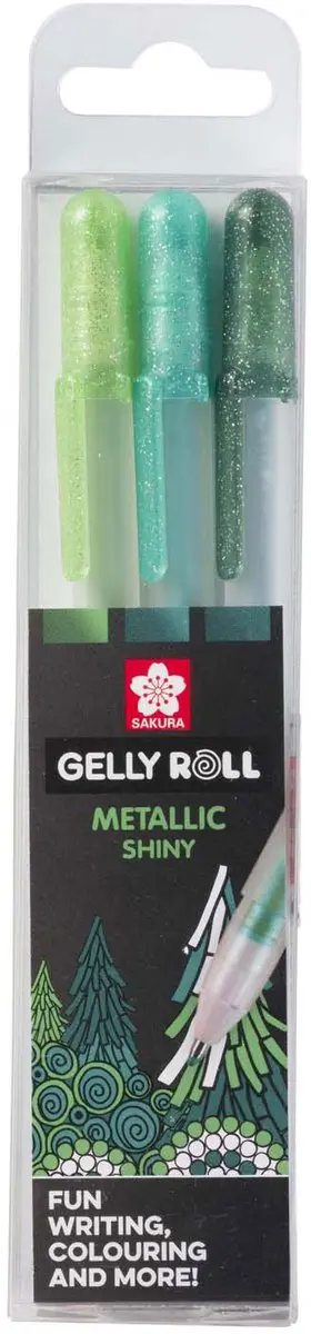 Sakura Gelly Roll Metallic Set 3 Gelpennen - Forest