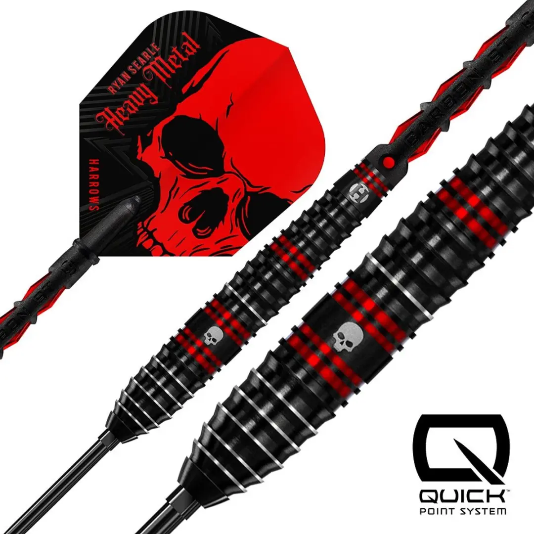 Harrows Ryan Searle 90% Tungsten 24gr Quick Point - 3 Stuks
