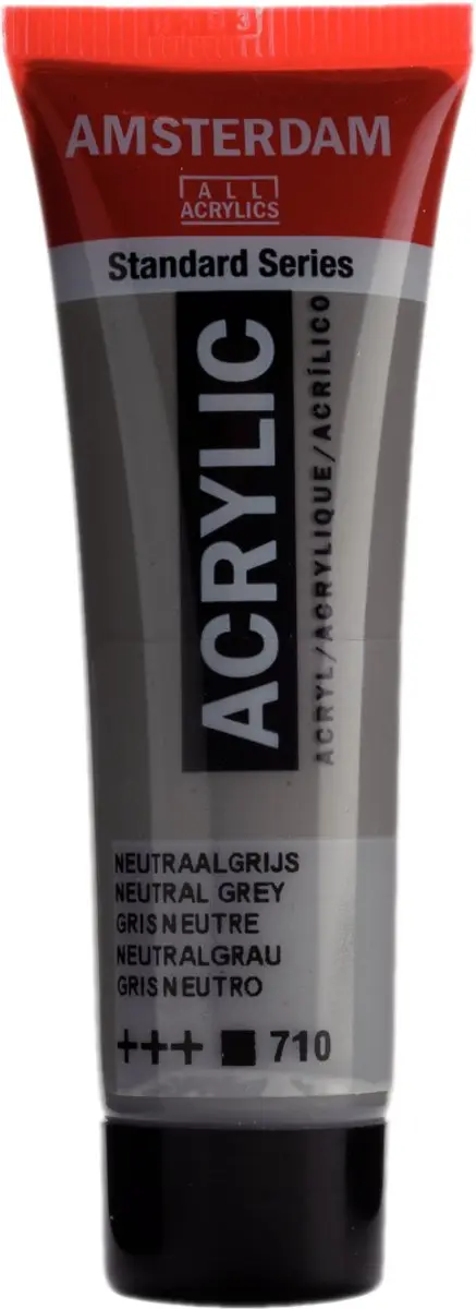 Royal Talens Amsterdam Acryl 710 Neutraal Grijs 20ml