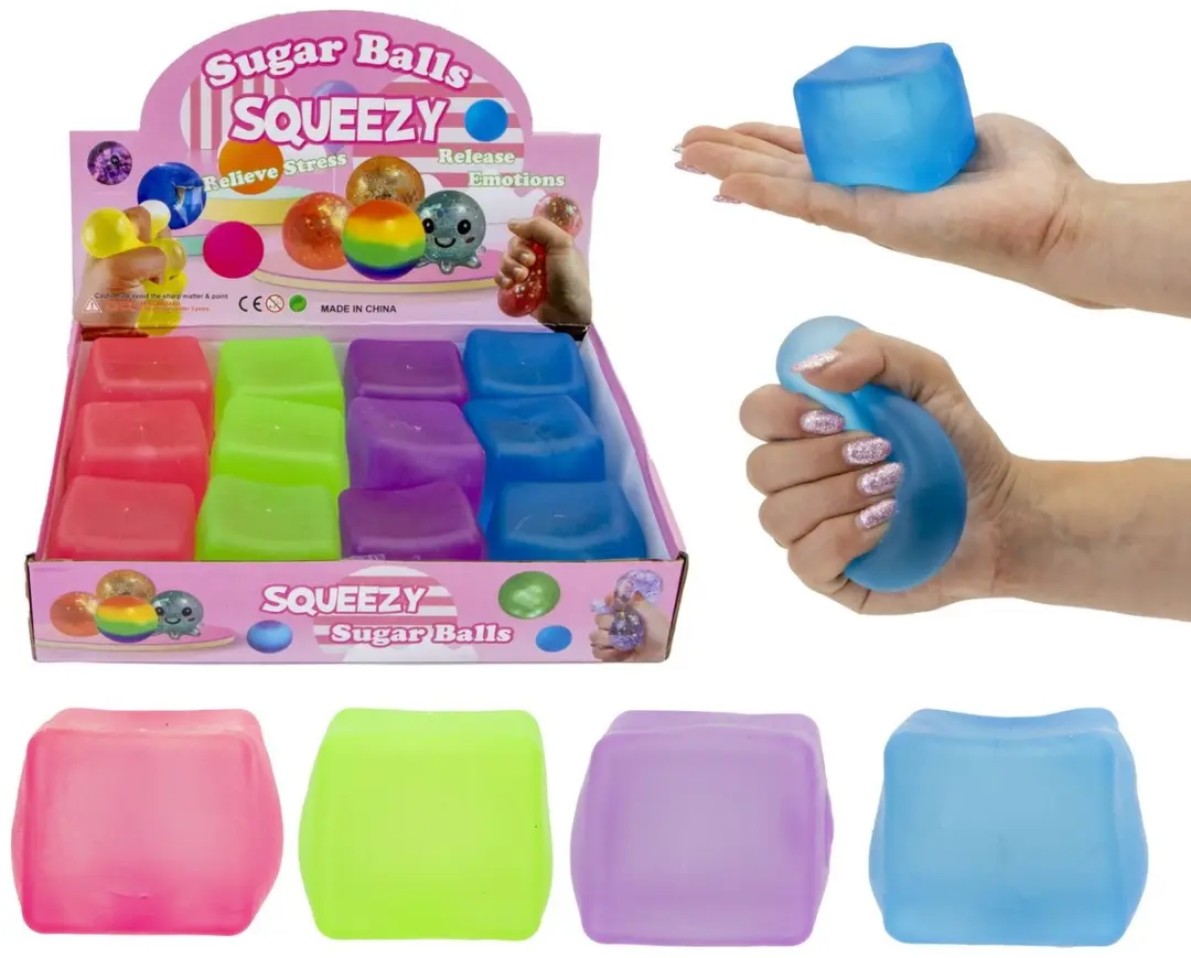 Jono Toys Cube Squishy Slow Rising Stressbal