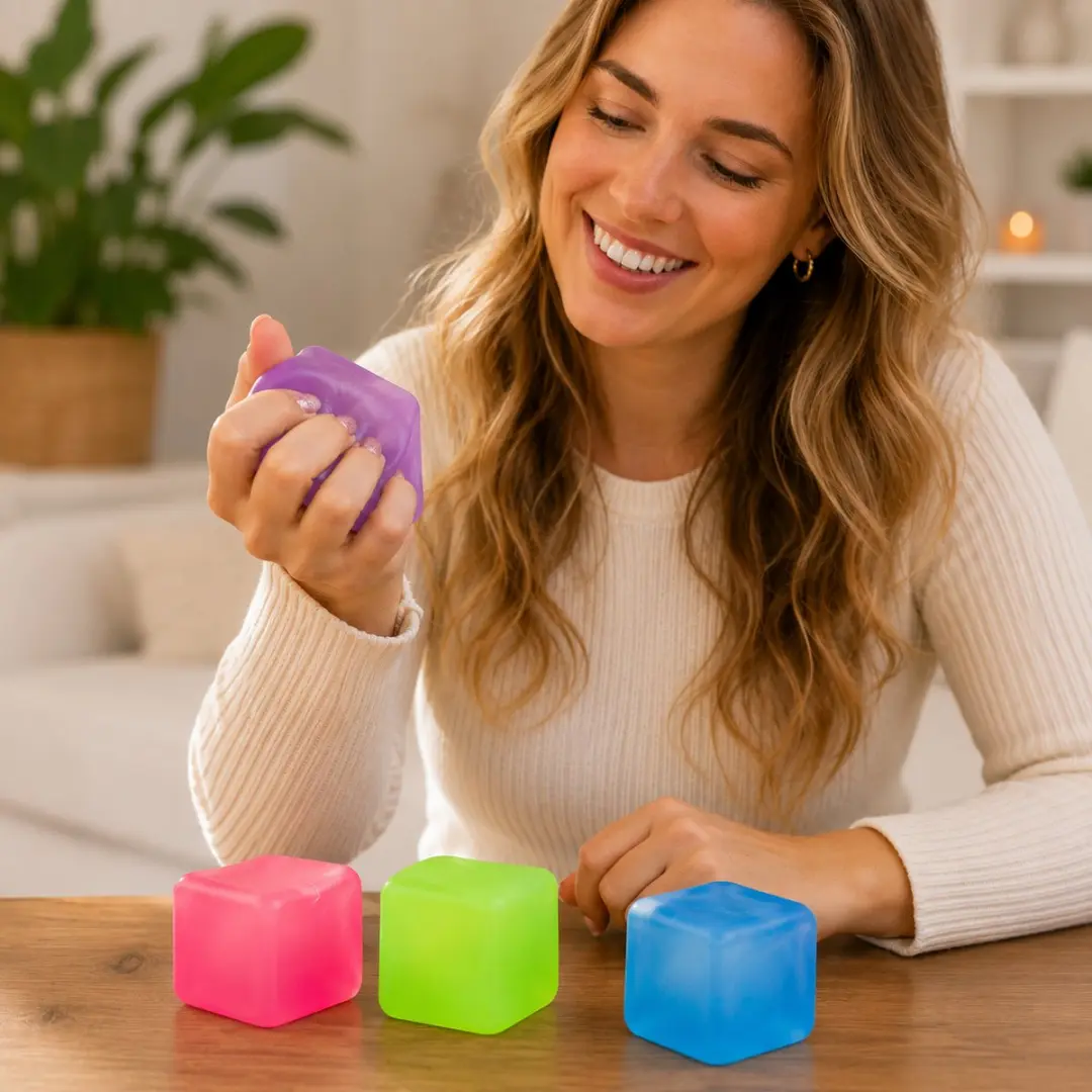 Jono Toys Cube Squishy Slow Rising Stressbal - Assortiment