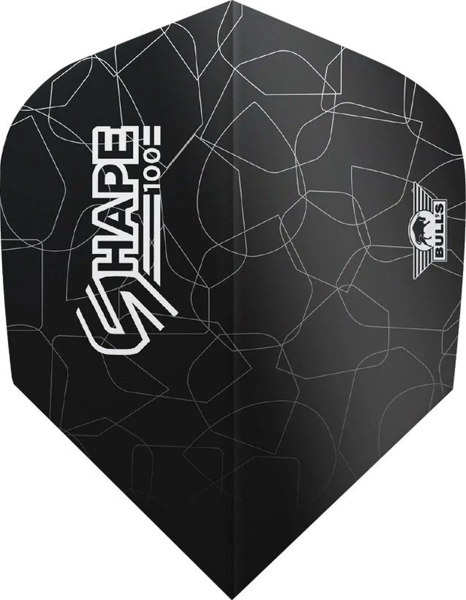 Bull's Shape 100 Black Std.6