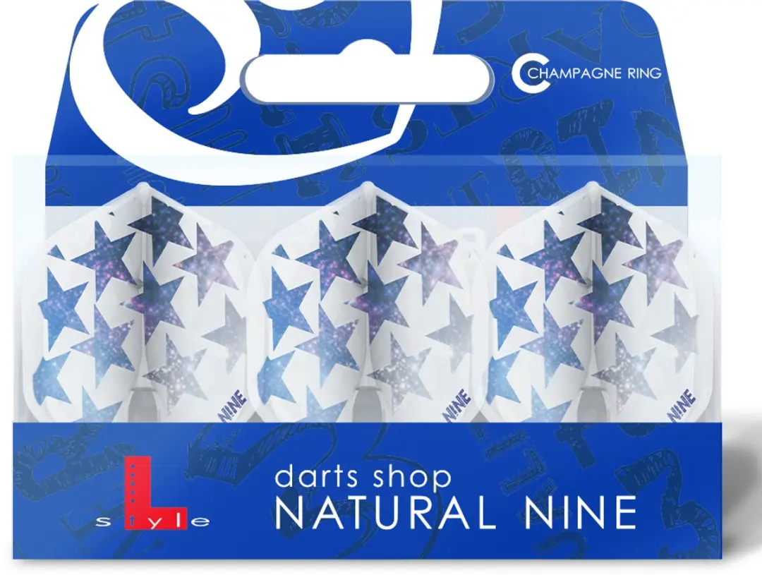 L-Style Champagne L1 Standard N9 Orion Dart Flights - 3 Stuks