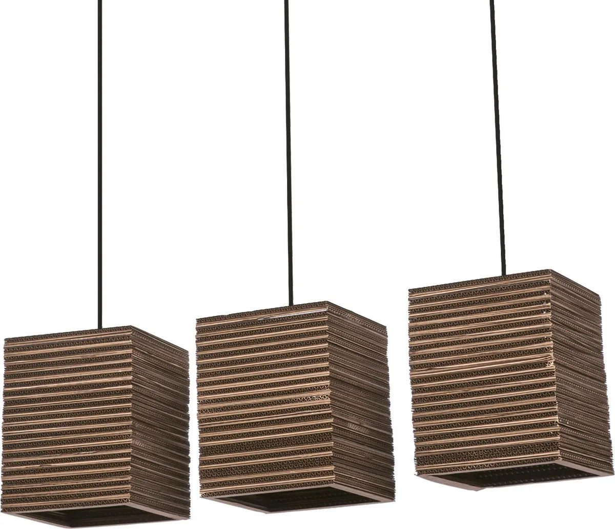 LEDVANCE Decor Cardboard Hanglamp 3-lamps - Bruin
