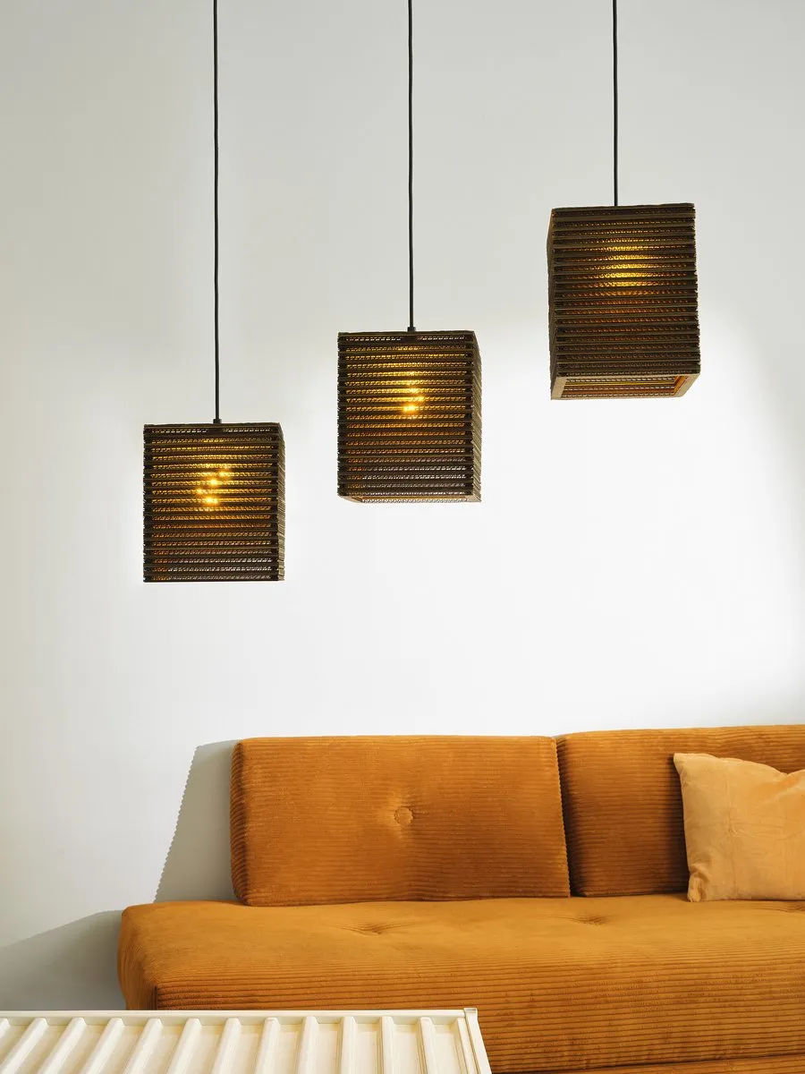 LEDVANCE Decor Cardboard Hanglamp 3-lamps - Bruin
