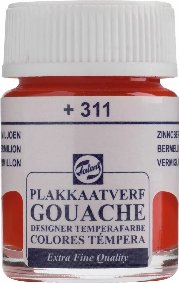 Talens Plakkaatverf Vermiljoen 311