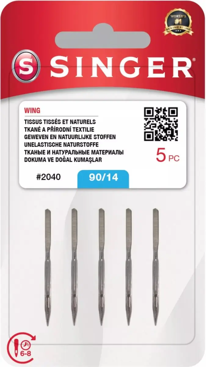 Singer Wingnaalden 90 - 5 Stuks