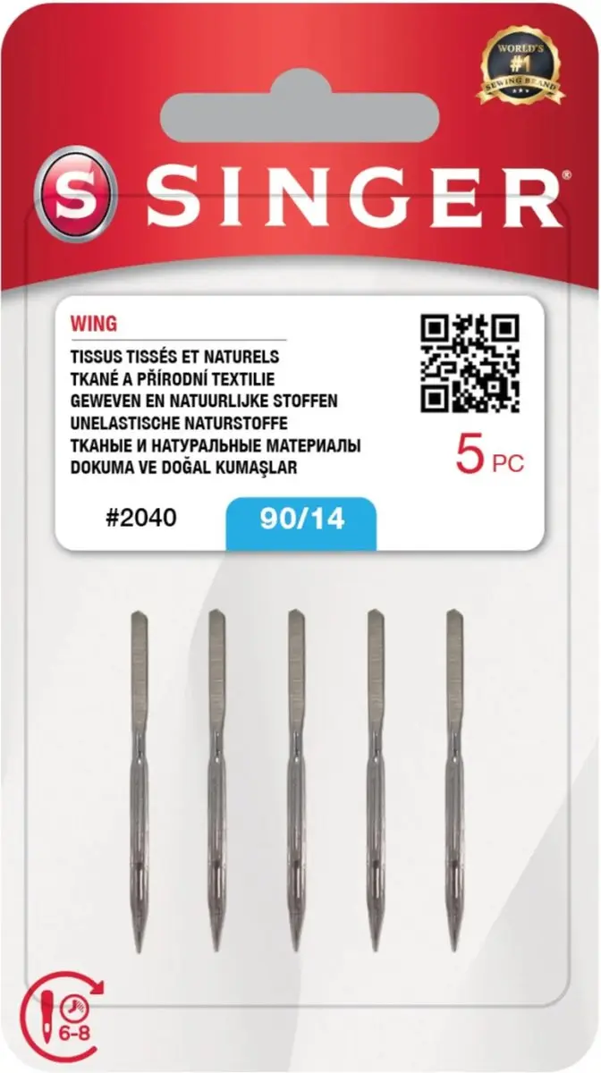 Singer Wingnaalden 90 - 5 Stuks