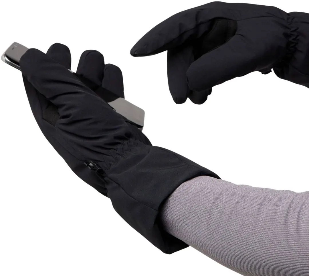 Jack Wolfskin Highloft Glove Unisex Handschoenen - M - Zwart