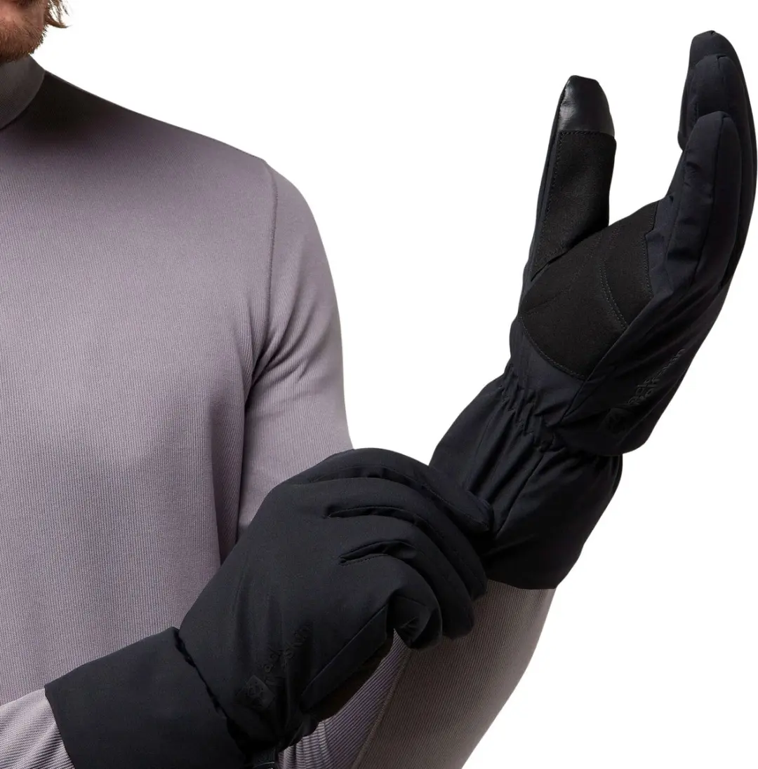 Jack Wolfskin Highloft Glove Unisex Handschoenen - M - Zwart