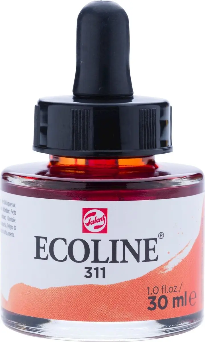 Ecoline Talens Vermiljoen Waterverf 30ml
