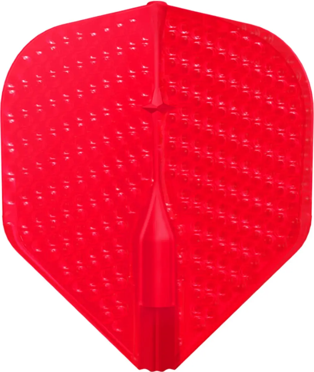 L-Style L1 EZ Dimple Dart Flights - Rood - 3 Stuks