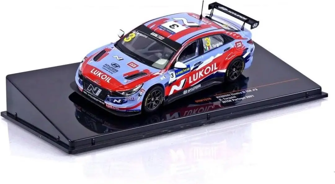 Hyundai Elantra N TCR #3 WTCR Portugal 2021 - 1:43 - IXO Models - afbeelding 6 van 6