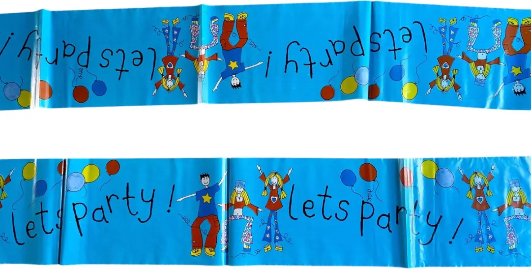 Duni Feest Banner Blauw 250cm