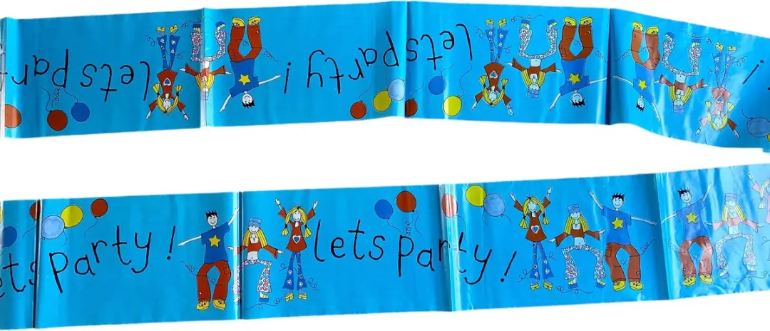 Duni Feest Banner Blauw 250cm