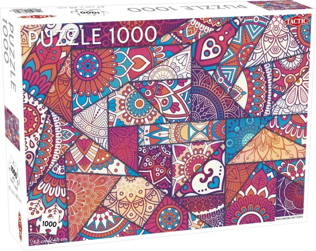 Tactic Puzzel Patchwork Patterns 1000 Stuks