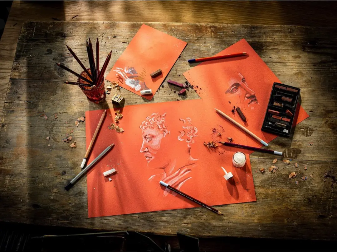 Rembrandt Tekenpapier Sanguine Red A3 - 180 grams