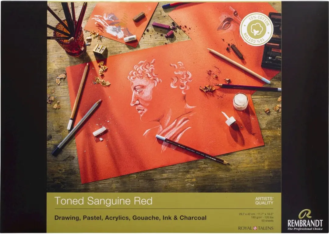 Rembrandt Tekenpapier Sanguine Red A3