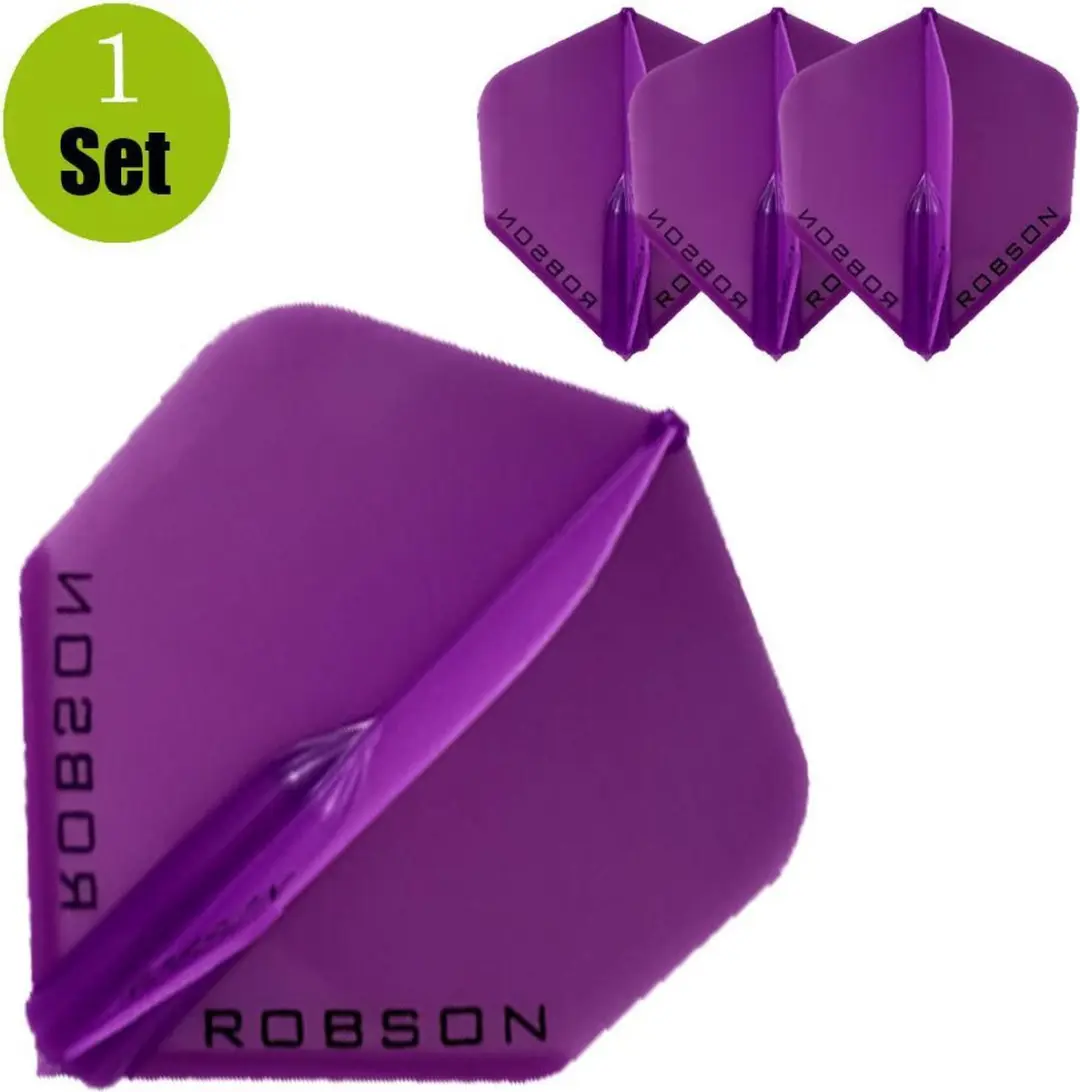 Bull's Robson Plus Flight - RO-51702 - 3 Stuks - Paars