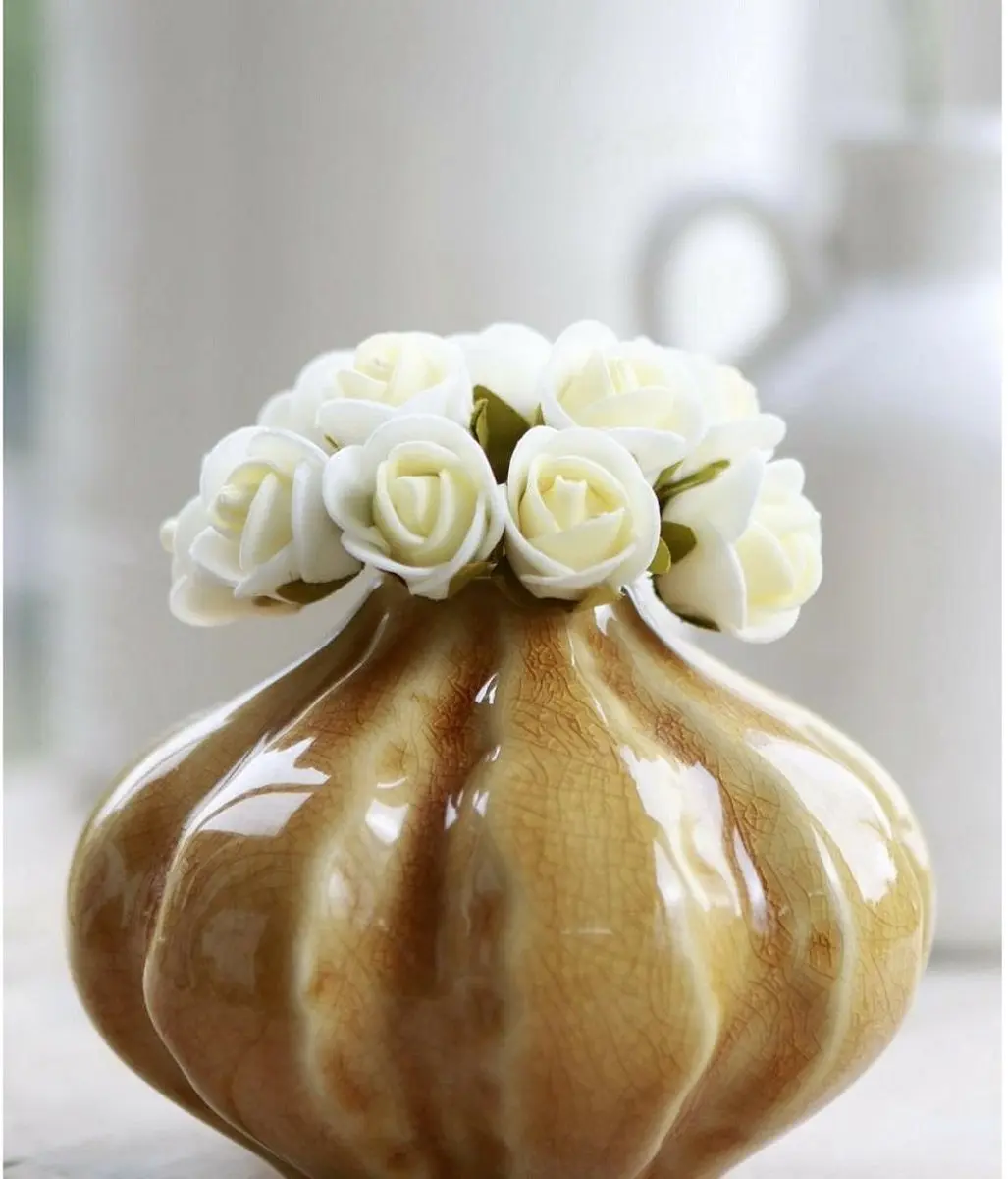 Ideas4seasons Roosjes Foam 24 Stuks - Ø2cm - Crème