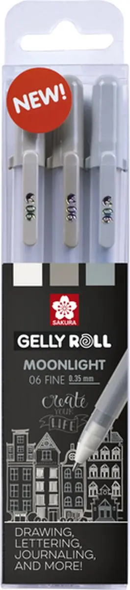 Sakura Gelly Roll Moonlight 06 Urban Set - 6 Stuks