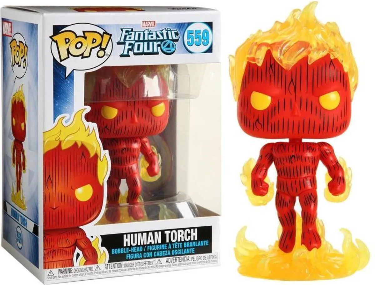 Funko Human Torch Verzamelfiguur 44987 - afbeelding 6 van 6