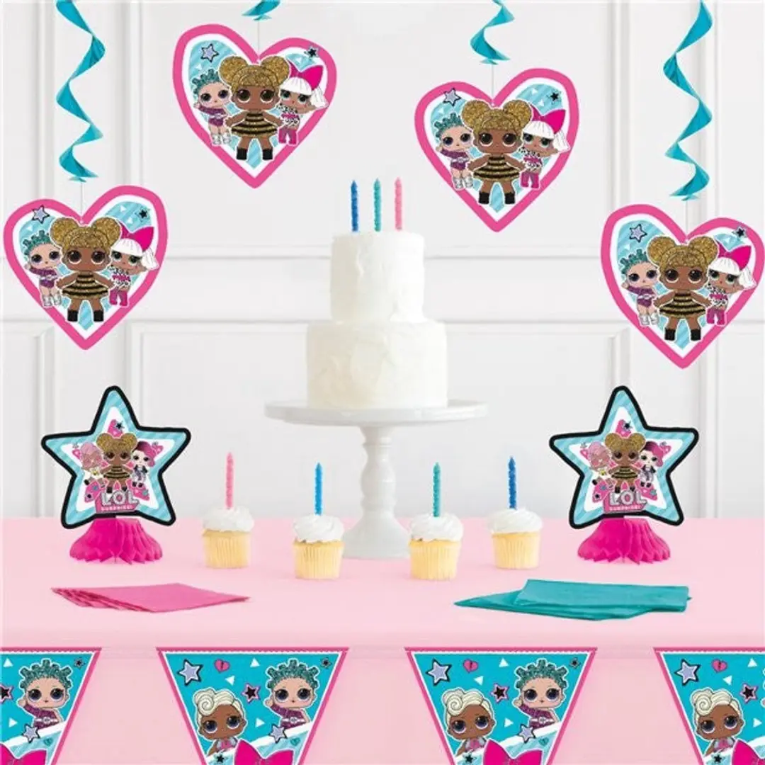LOL Surprise Verjaardag Decoratie Set - Multi - 7 Stuks