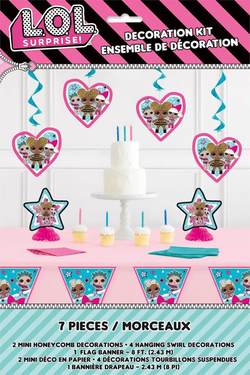LOL Surprise Verjaardag Decoratie Set