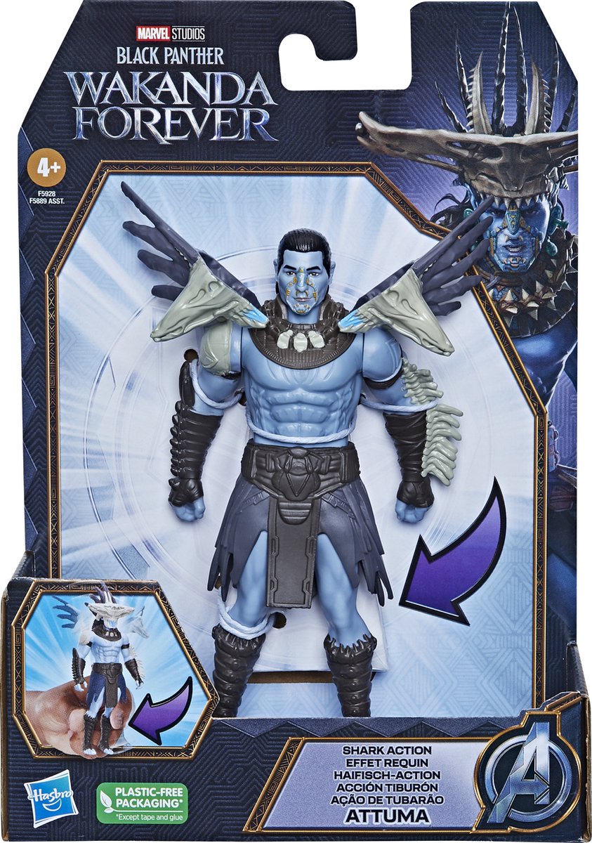 Shark Action Attuma Hasbro Actiefiguur