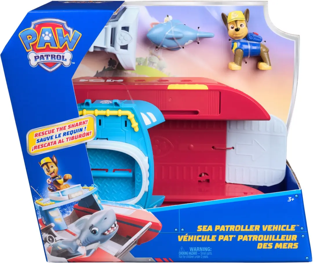 PAW Patrol Sea Patroller Vaartuig 6074778 - Multicolore - afbeelding 6 van 6